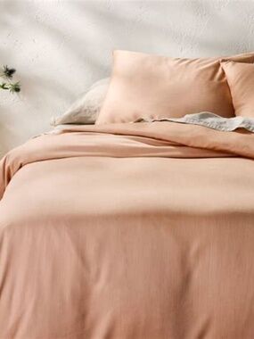 NEW Casaluna Rayon From Bamboo Blissful Sheet Set Queen Size Adobe Clay